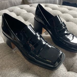 Zara heeled mules (scratches on side)